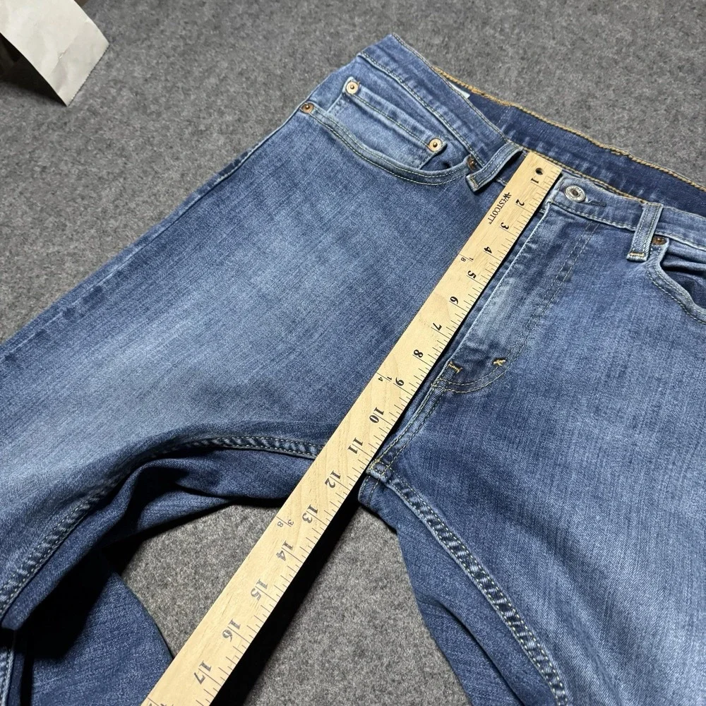 Levi's 502‎ Jeans Mens 34x30 (34x27) Taper Fit Blue Denim Western Retro Outdoor